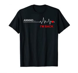Coronary Bypass Artery Open Heart Diseases Surgery Heartbeat T-Shirt